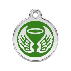 Red Dingo ID Tag Angel Wings