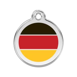 Red Dingo ID Tag German Flag