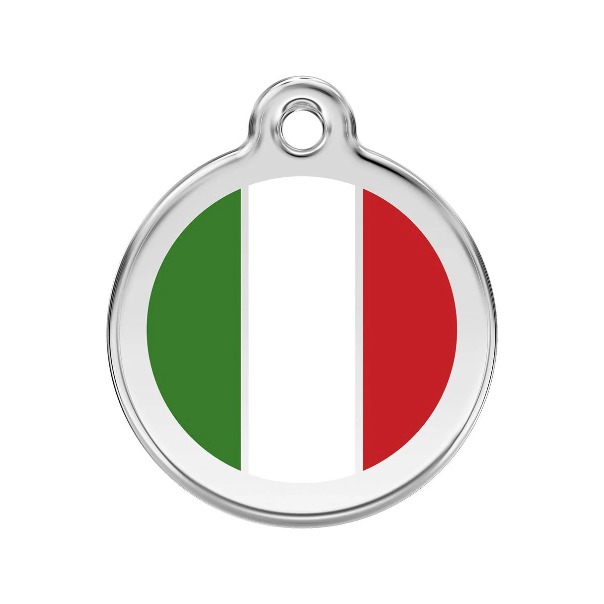 Red Dingo ID Tag Italian Flag - Image 9