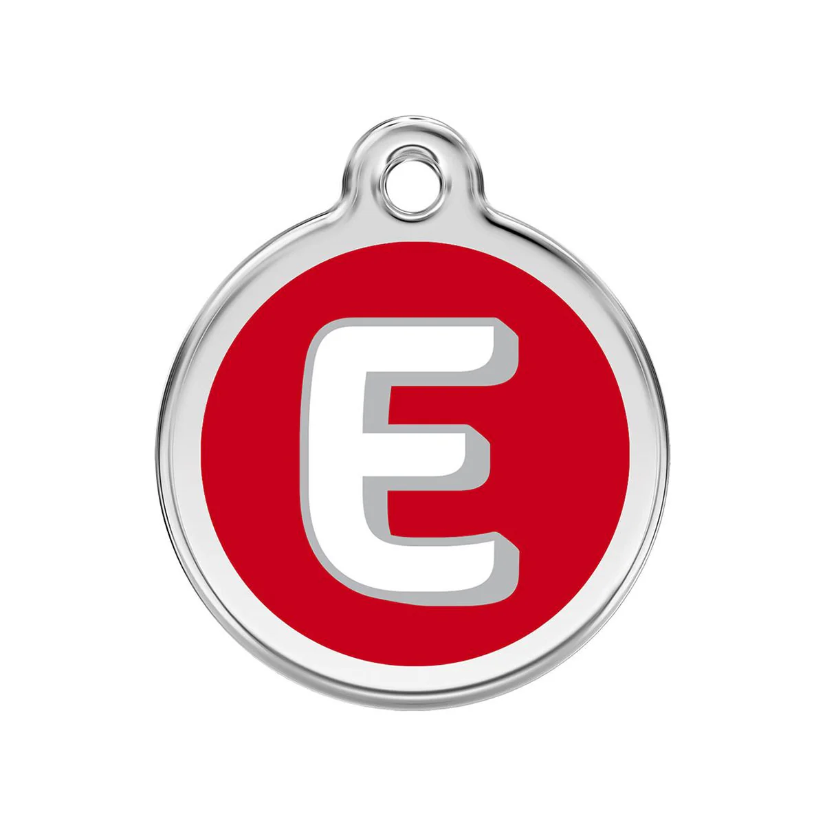 Red Dingo ID Tag E Alphabet Letter - Image 10