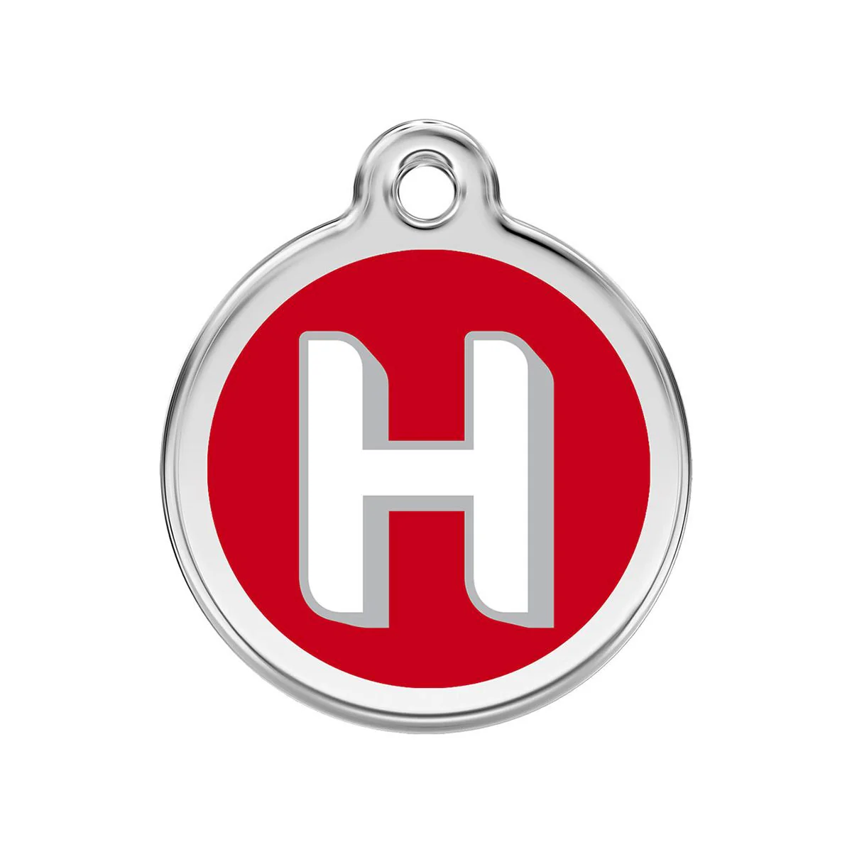 Red Dingo ID Tag H Alphabet Letter - Image 12