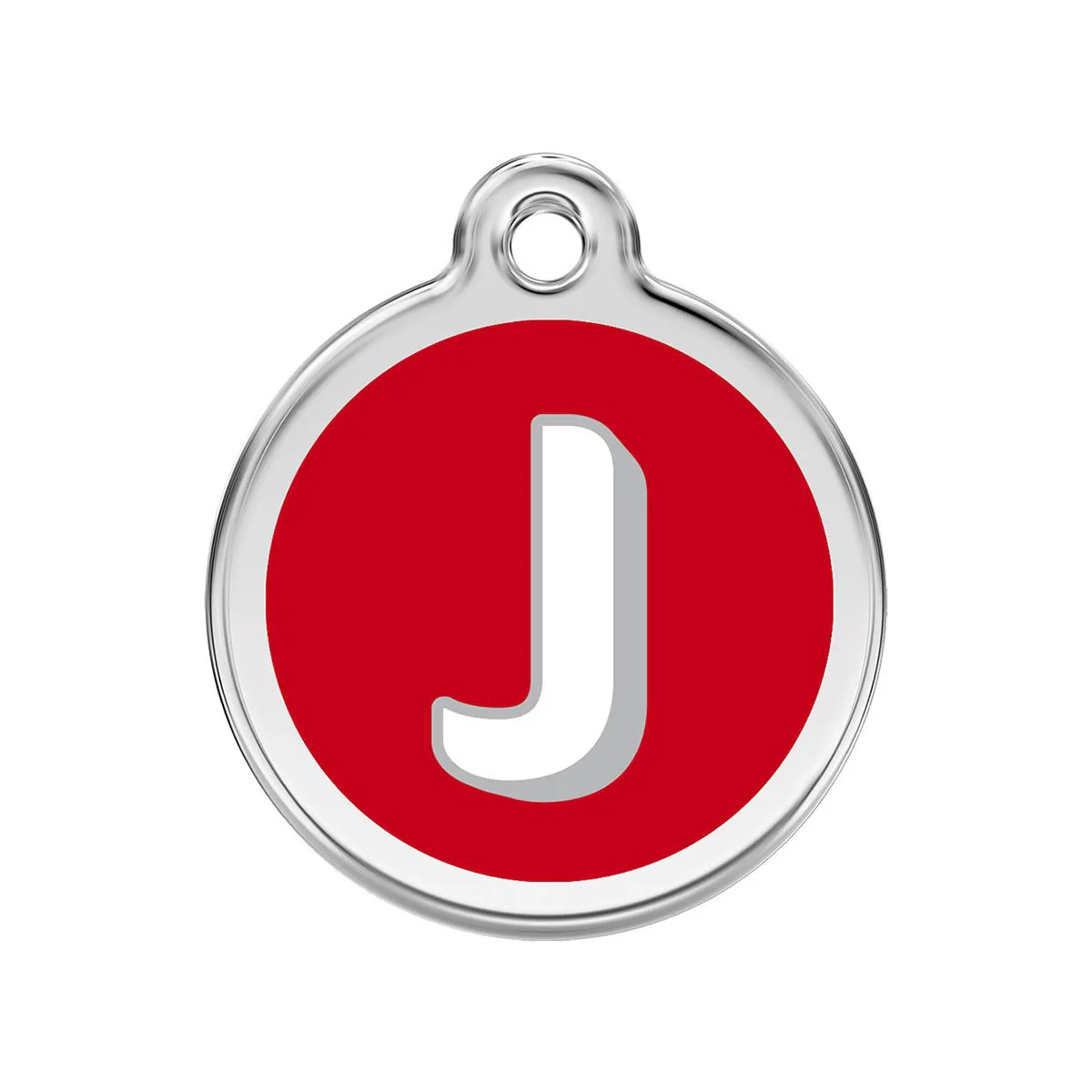 Red Dingo ID Tag J Alphabet Letter - Image 10