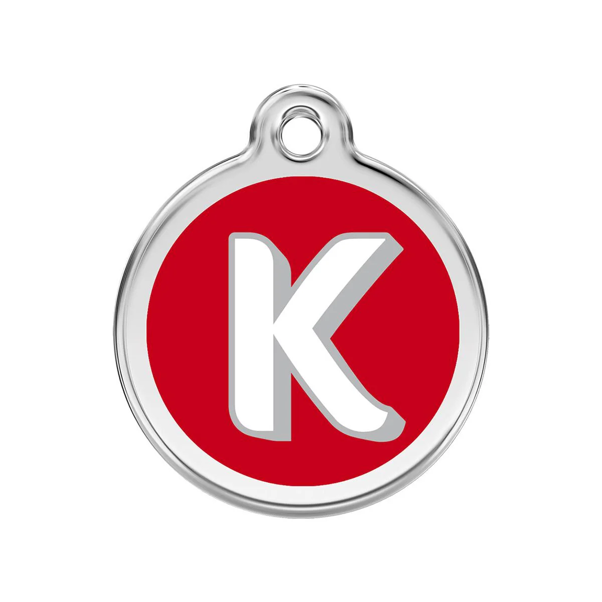 Red Dingo ID Tag K Alphabet Letter - Image 8