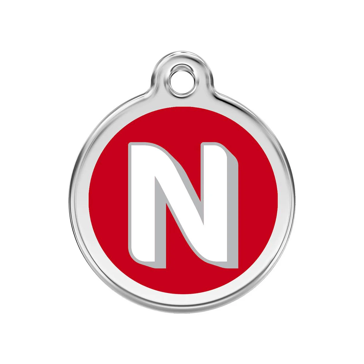 Red Dingo ID Tag N Alphabet Letter - Image 8
