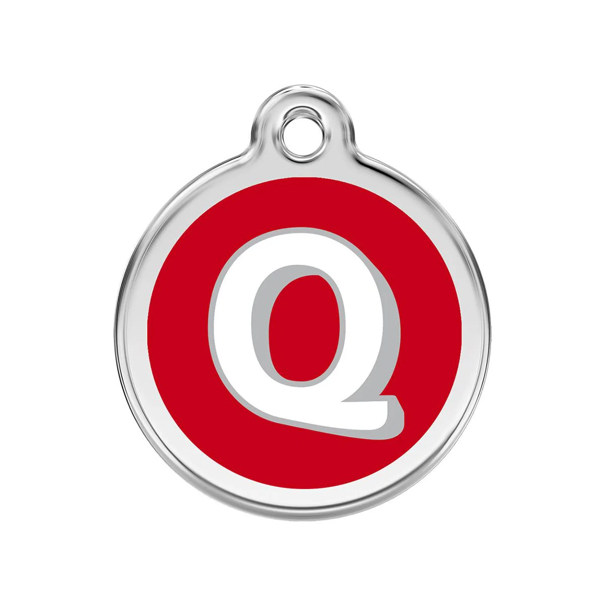 Red Dingo ID Tag Q Alphabet Letter - Image 12
