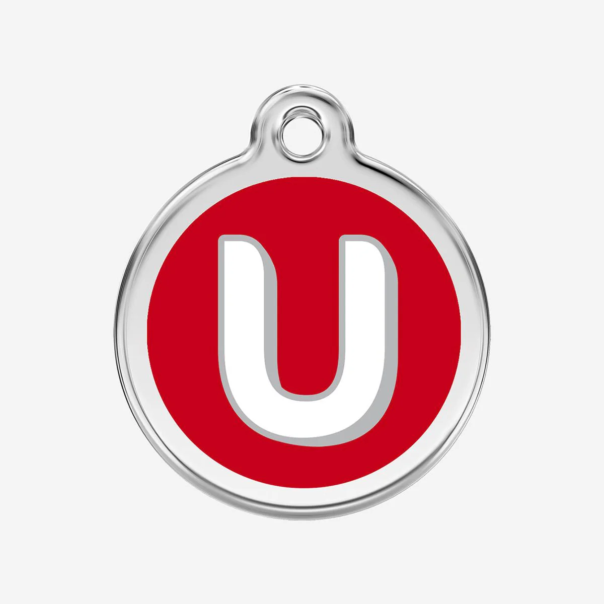 Red Dingo ID Tag U Alphabet Letter - Image 11