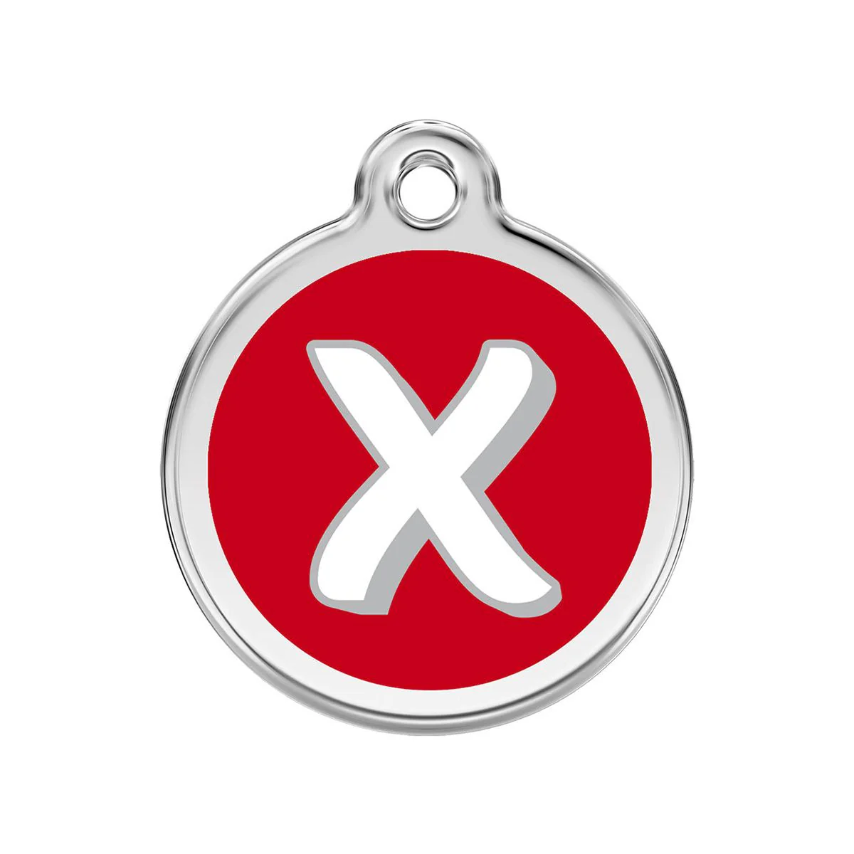 Red Dingo ID Tag X Alphabet Letter - Image 8