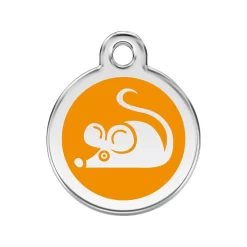 Red Dingo ID Tag Mouse