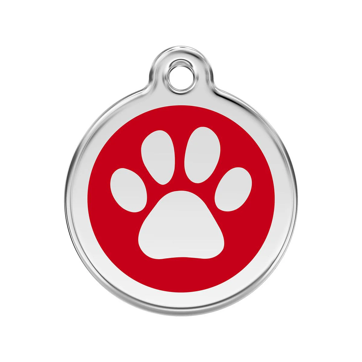 Red Dingo ID Tag Paw Print - Image 15