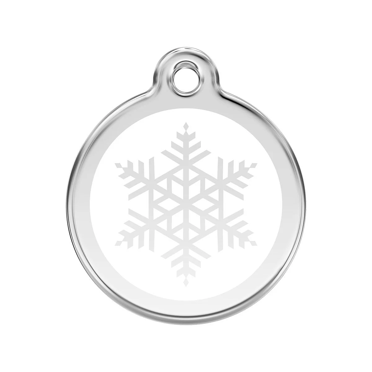 Red Dingo ID Tag Snowflake