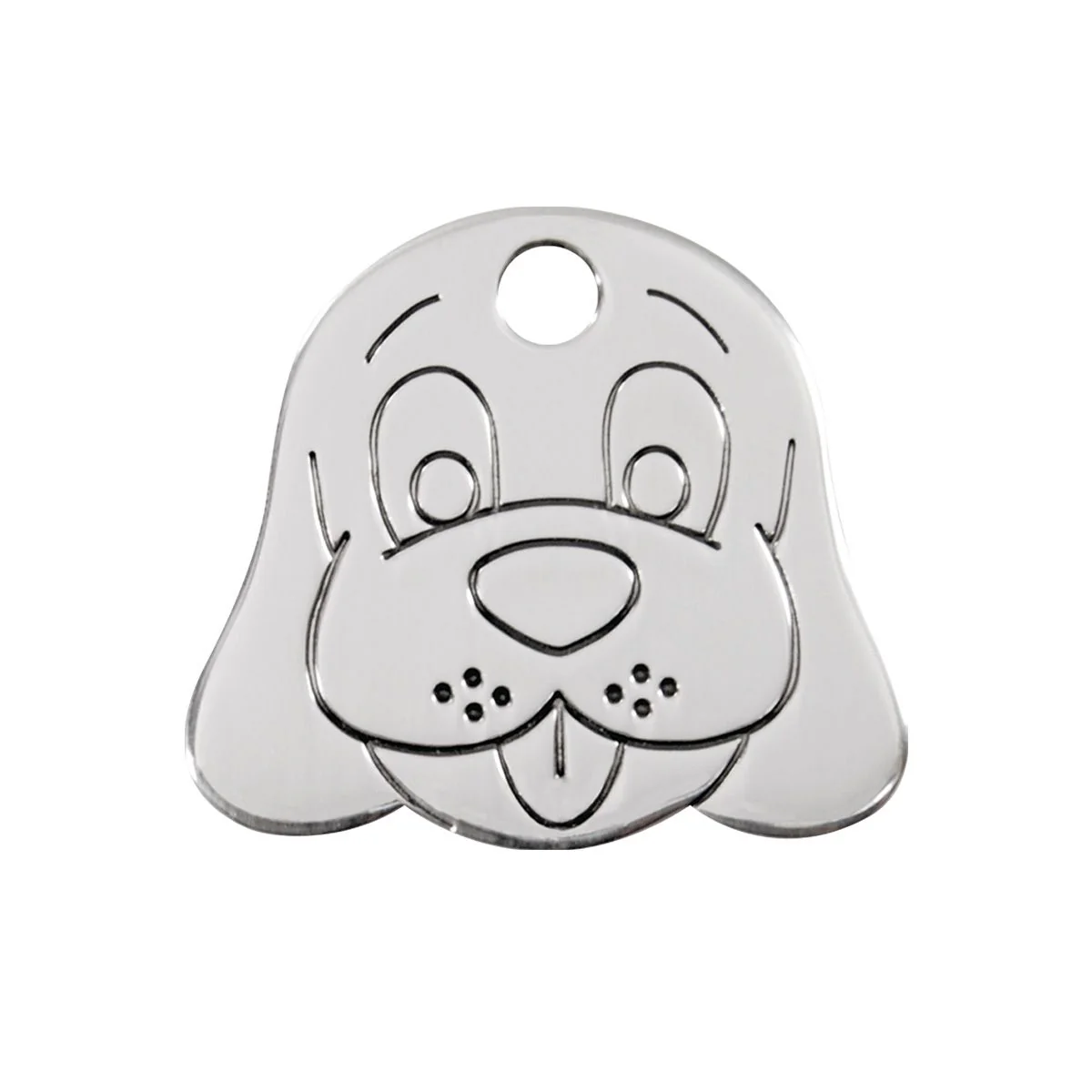 Red Dingo ID Tag Dog Face