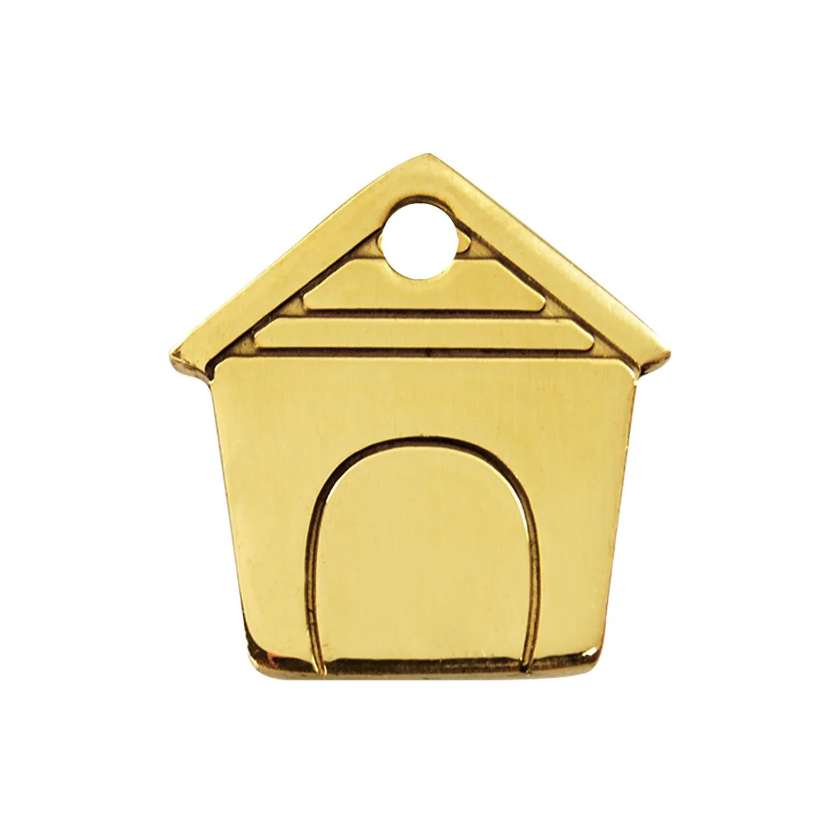Red Dingo ID Tag Brass Dog House - Image 5