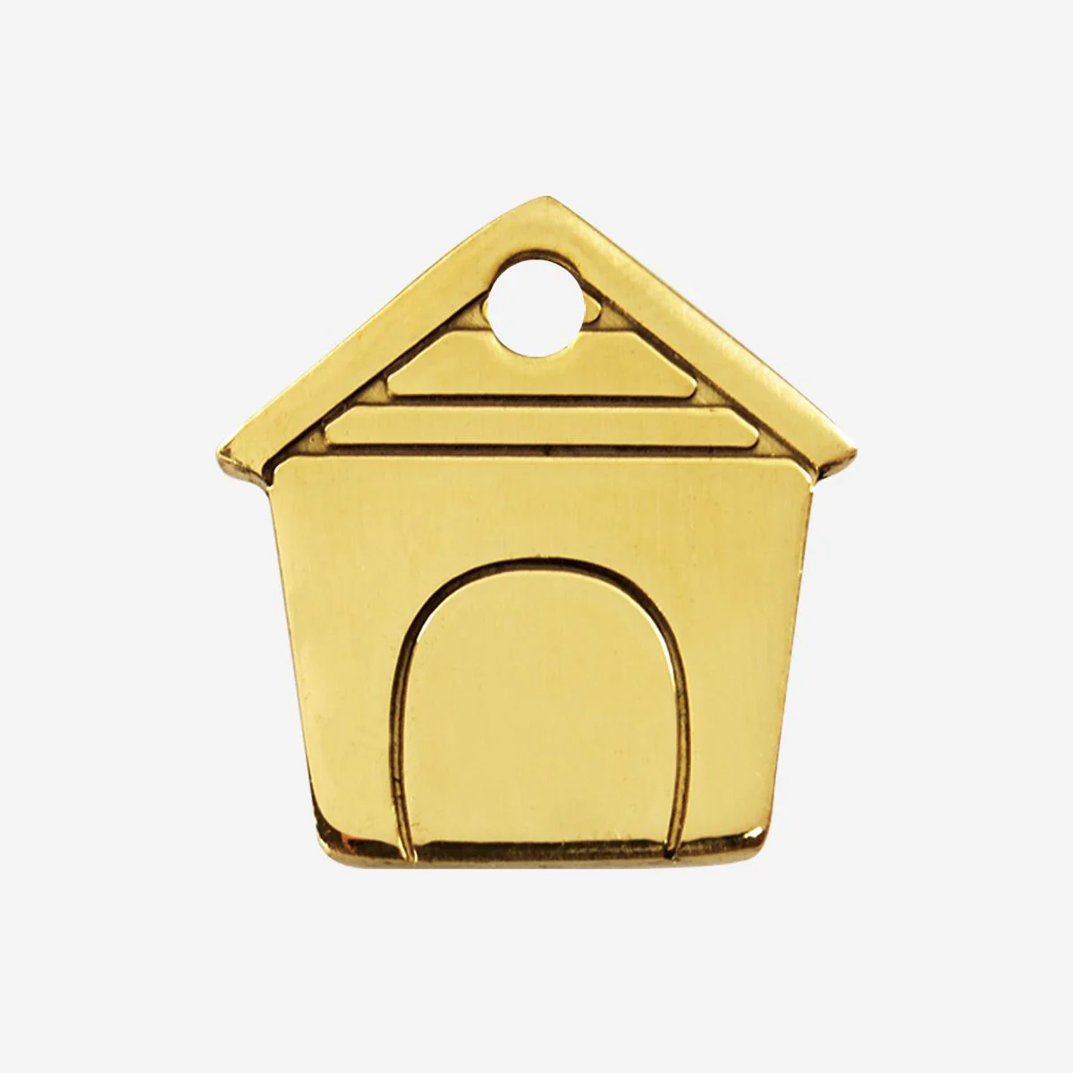 Red Dingo ID Tag Brass Dog House - Image 6
