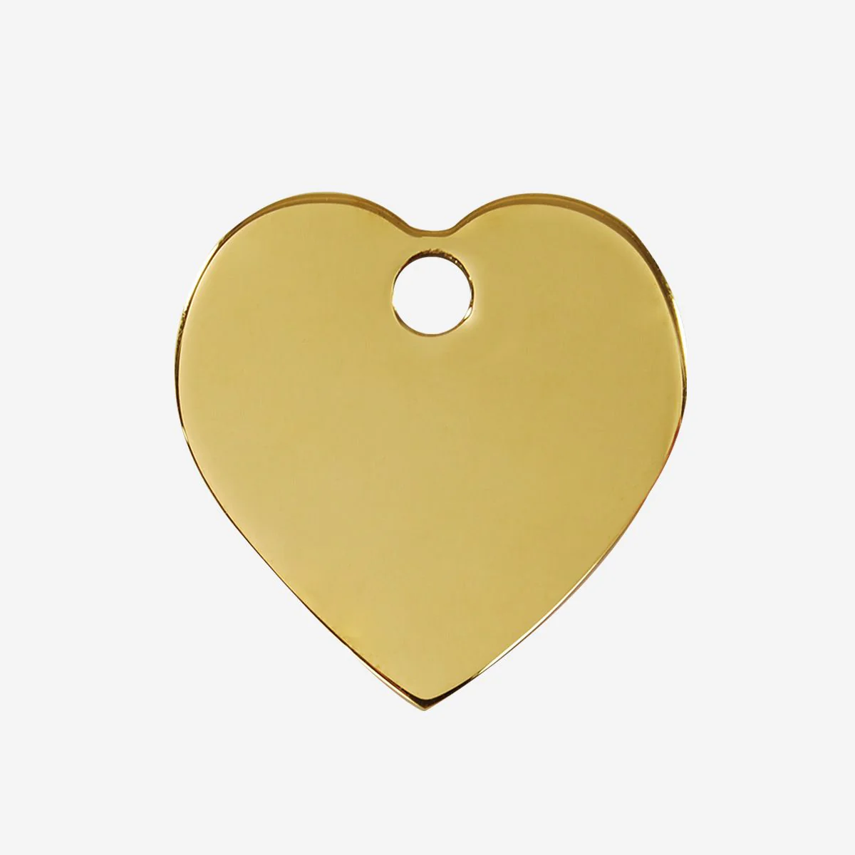 Red Dingo ID Tag Brass Heart - Image 10
