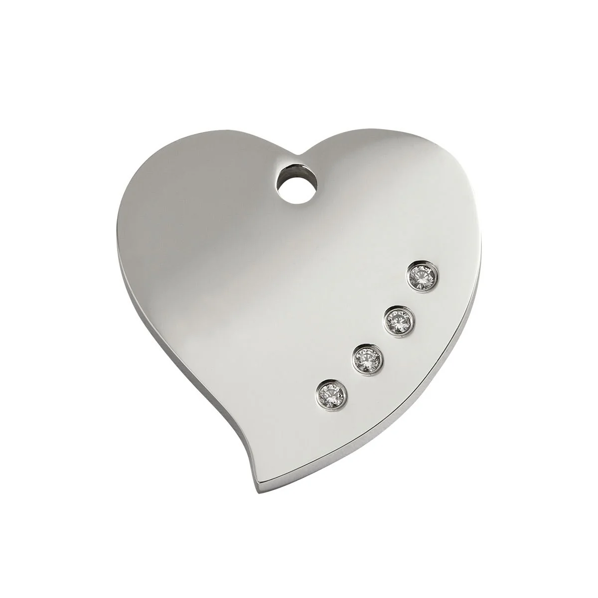 Red Dingo Diamante ID Tag Heart - Image 10