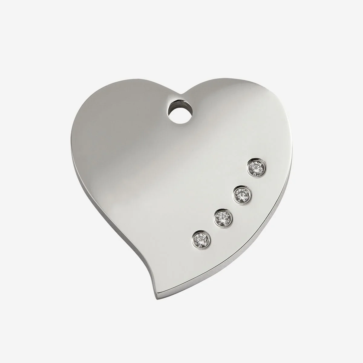 Red Dingo Diamante ID Tag Heart - Image 9