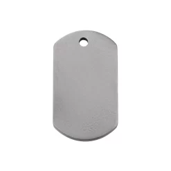 Red Dingo Titanium ID Tag Rectangle
