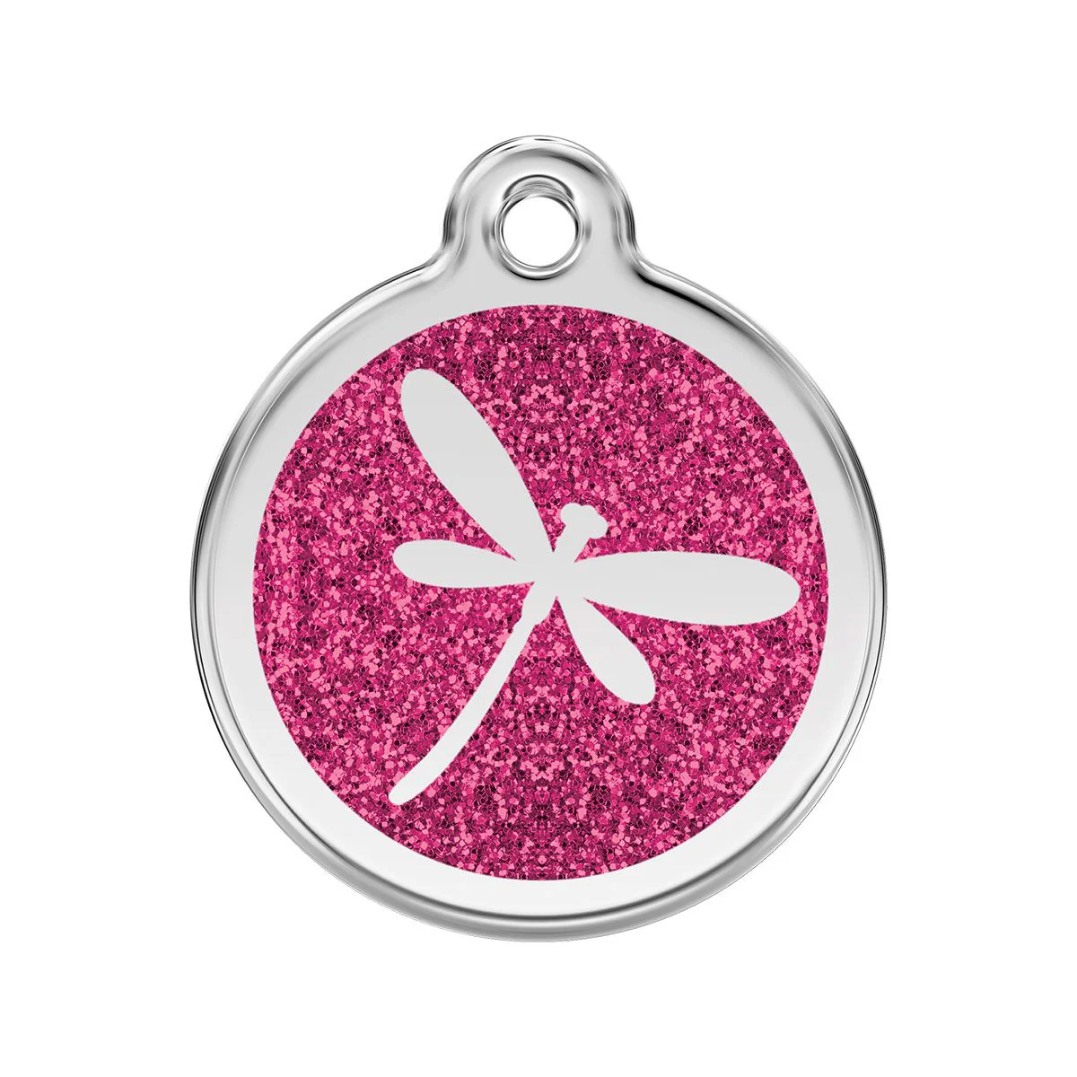 Red Dingo ID Tag Dragonfly Glitter - Image 7