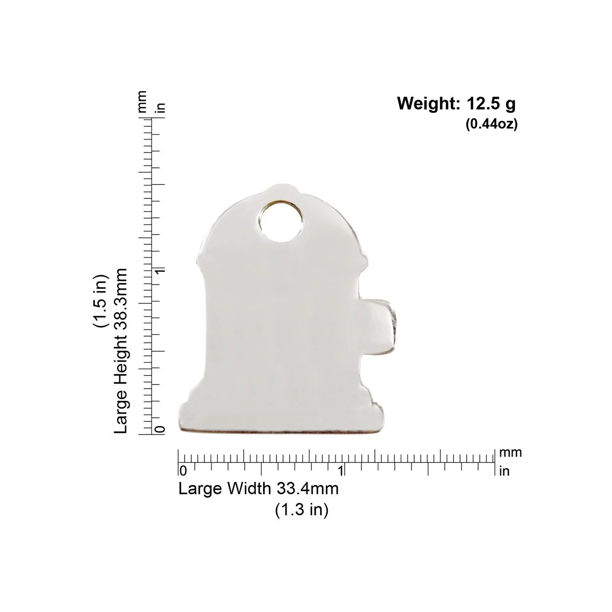 Red Dingo ID Tag Fire Hydrant - Image 4