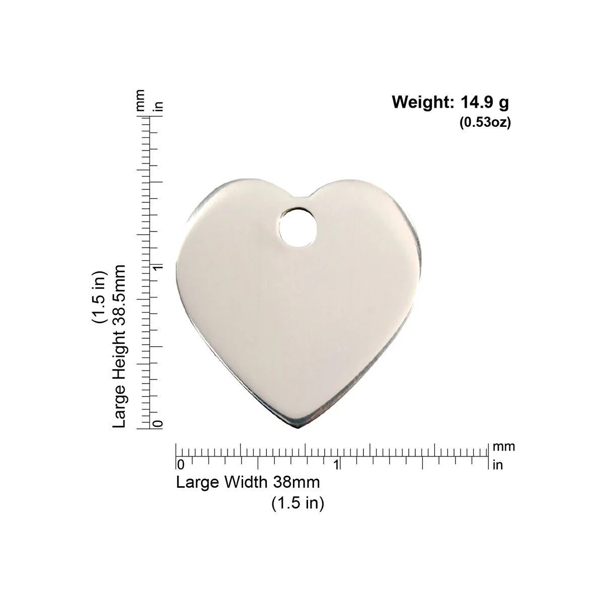 Red Dingo ID Tag Heart - Image 4