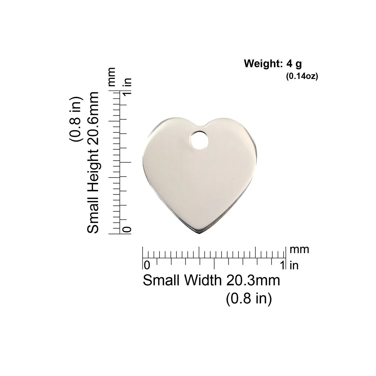 Red Dingo ID Tag Heart - Image 2