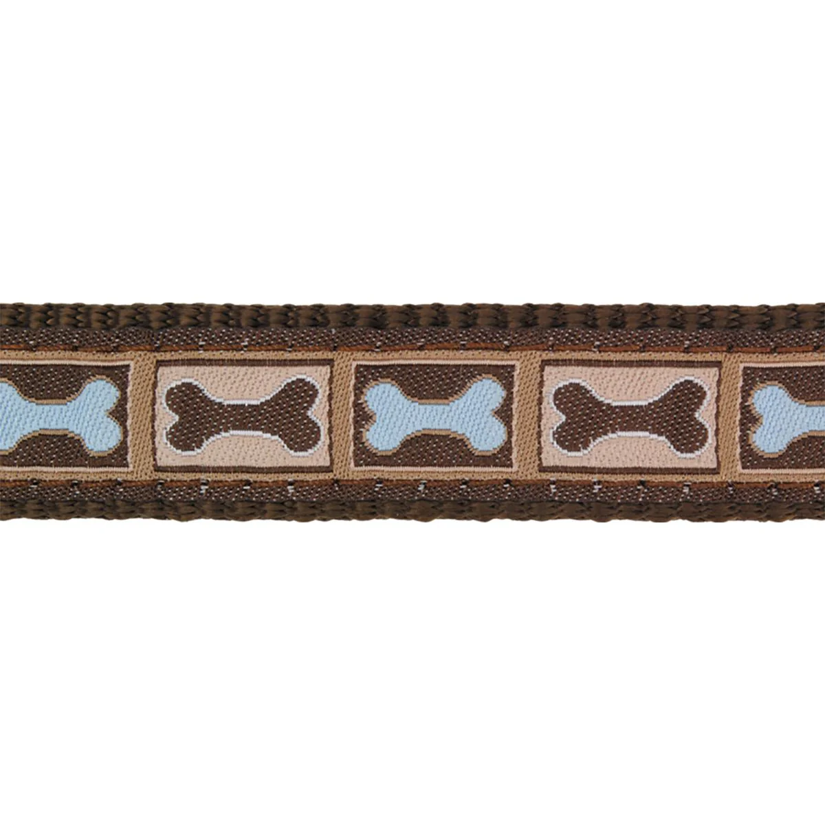 Red Dingo Adjustable Dog Lead Bone Yard Brown - Image 8