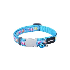 Red Dingo Cat Collar Beach Ball Turquoise