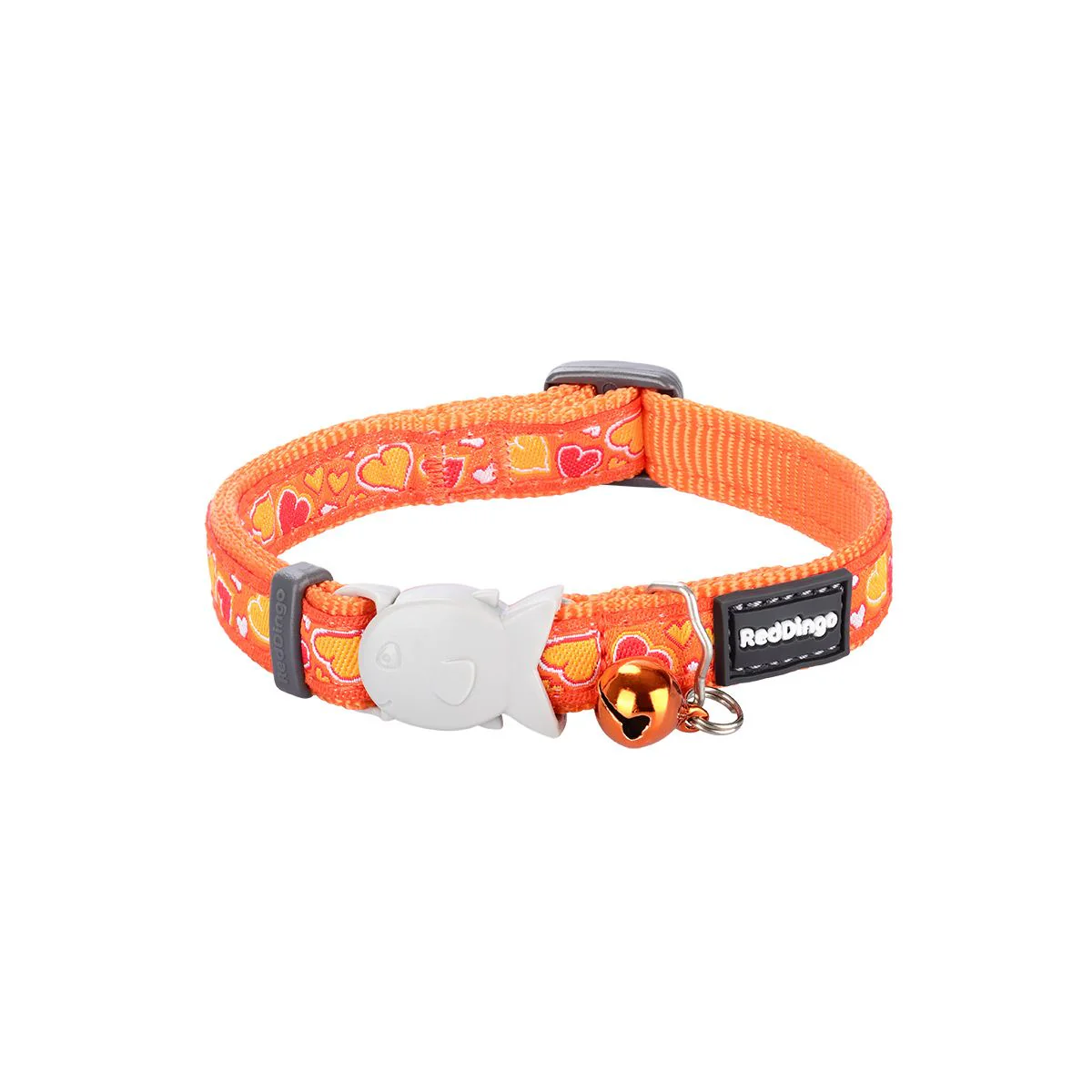 Red Dingo Cat Collar Breezy Love Orange - Image 5