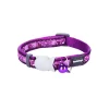 Red Dingo Cat Collar Breezy Love Purple