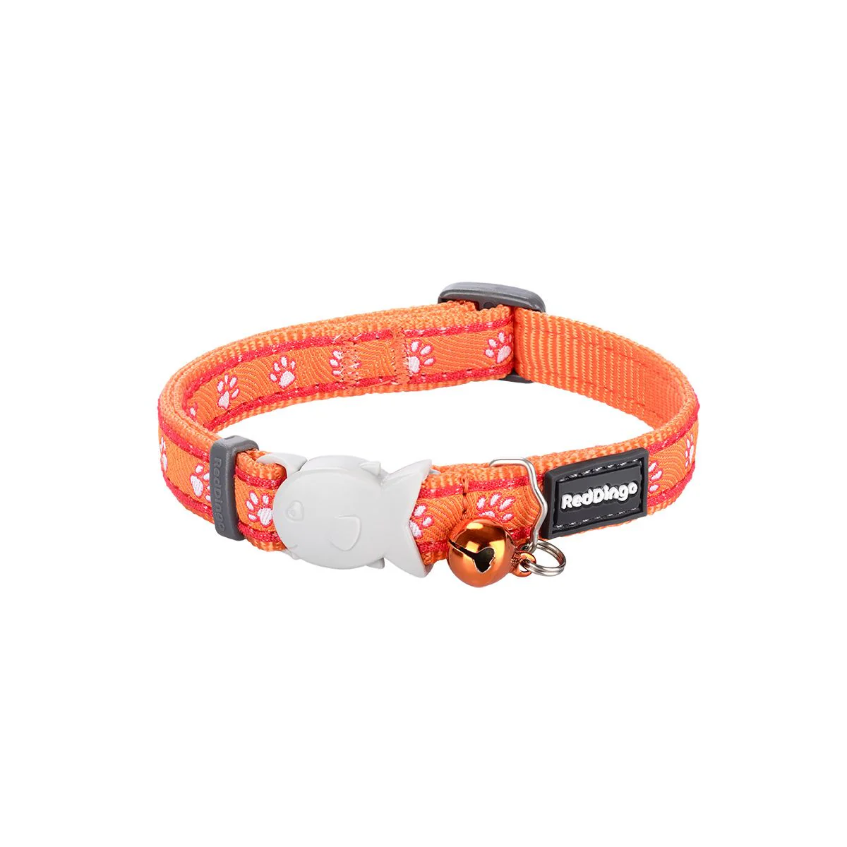 Red Dingo Cat Collar Desert Paws Orange - Image 3
