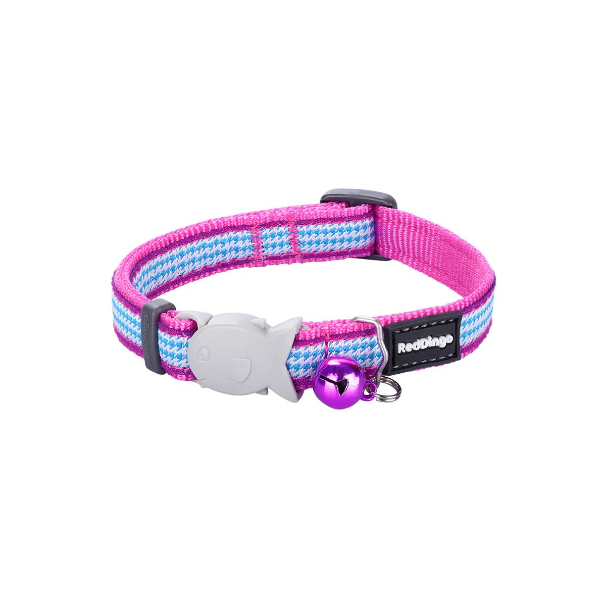Red Dingo Cat Collar Fang It Hot Pink - Image 3