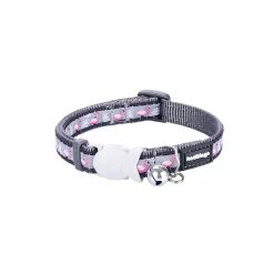 Red Dingo Cat Collar Flamingo Cool Grey