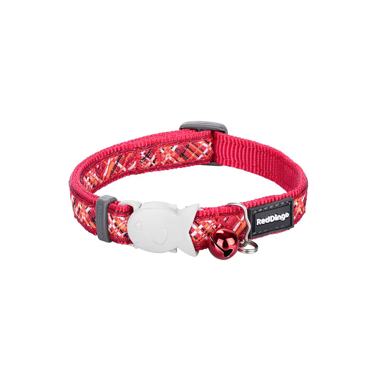 Red Dingo Cat Collar Flanno Red - Image 3
