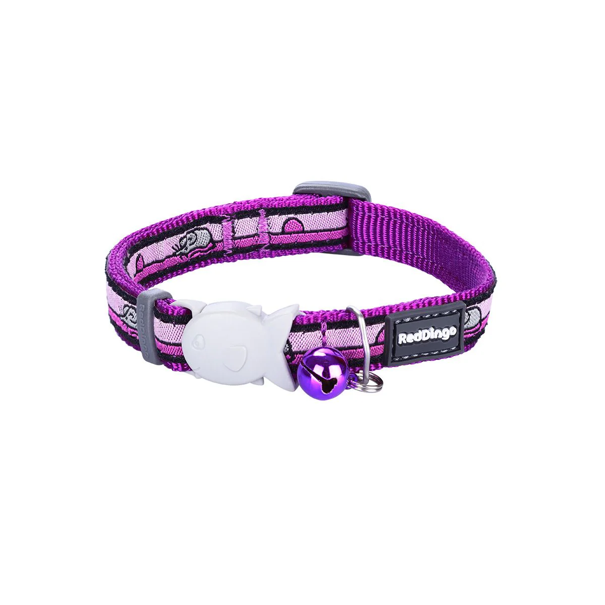 Red Dingo Cat Collar Mouse Purple
