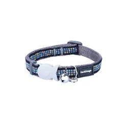 Red Dingo Cat Collar Modern Cool Grey