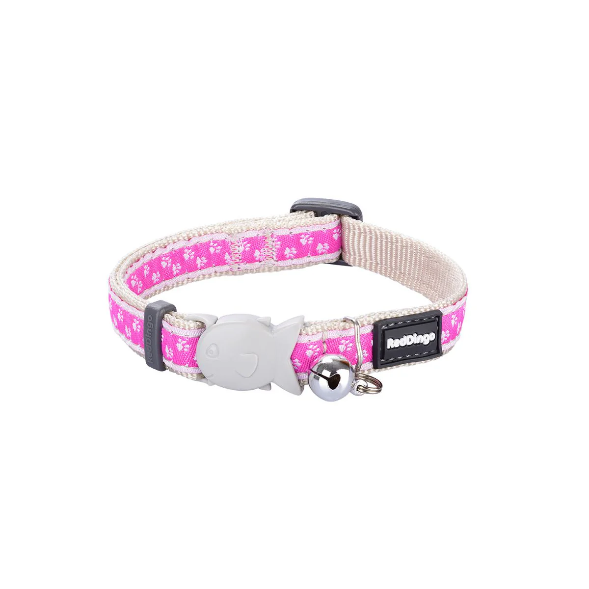 Red Dingo Cat Collar Pussy Prints Pink - Image 3