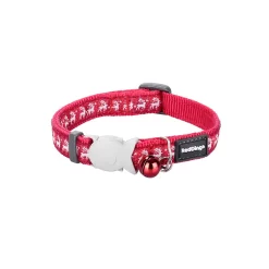 Red Dingo Cat Collar Reindeer Red