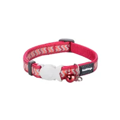 Red Dingo Cat Collar Reflective Ziggy Red