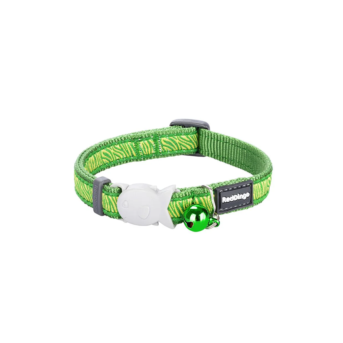 Red Dingo Cat Collar Safari Green - Image 3