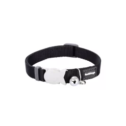 Red Dingo Cat Collar Plain Black