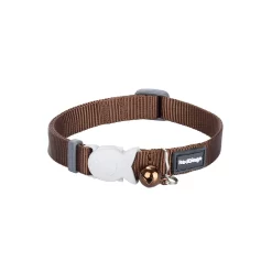 Red Dingo Cat Collar Plain Brown