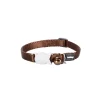 Red Dingo Kitten Collar Plain Brown