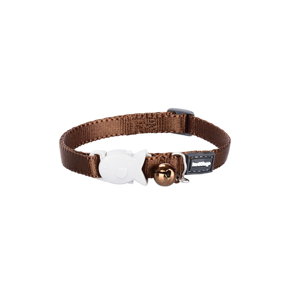 Red Dingo Kitten Collar Plain Brown