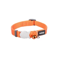Red Dingo Cat Collar Plain Orange