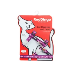 Red Dingo Cat Harness And Lead Breezy Love Purple