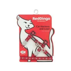 Red Dingo Cat Harness And Lead Desert Paws Red