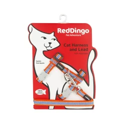 Red Dingo Cat Harness And Lead Fang It Orange