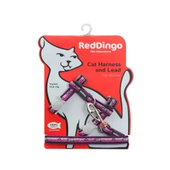 Red Dingo Cat Harness And Lead Mouse Purple