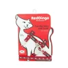 Red Dingo Cat Harness And Lead Skull And Roses Red