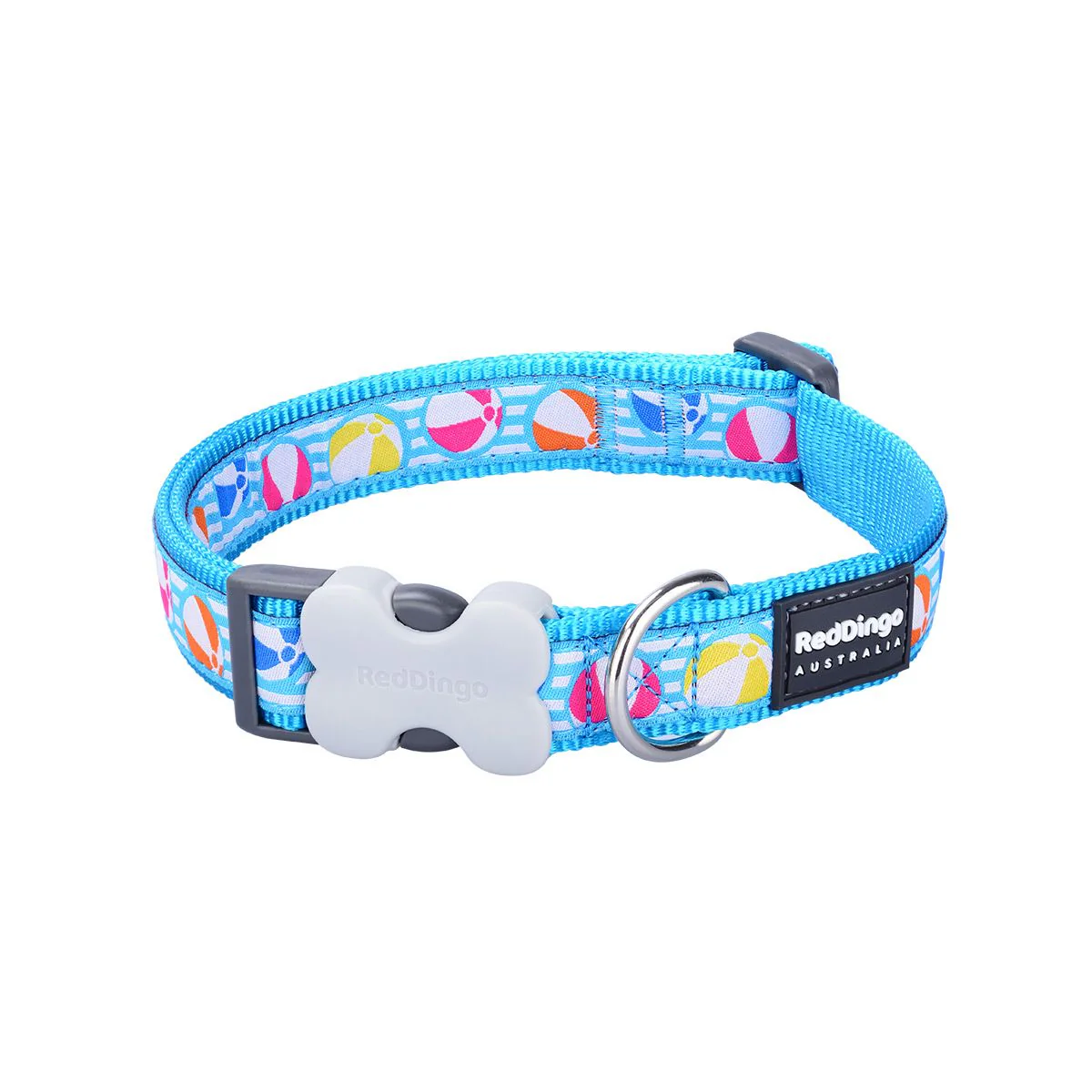Red Dingo Dog Collar Beach Ball Turquoise - Image 10